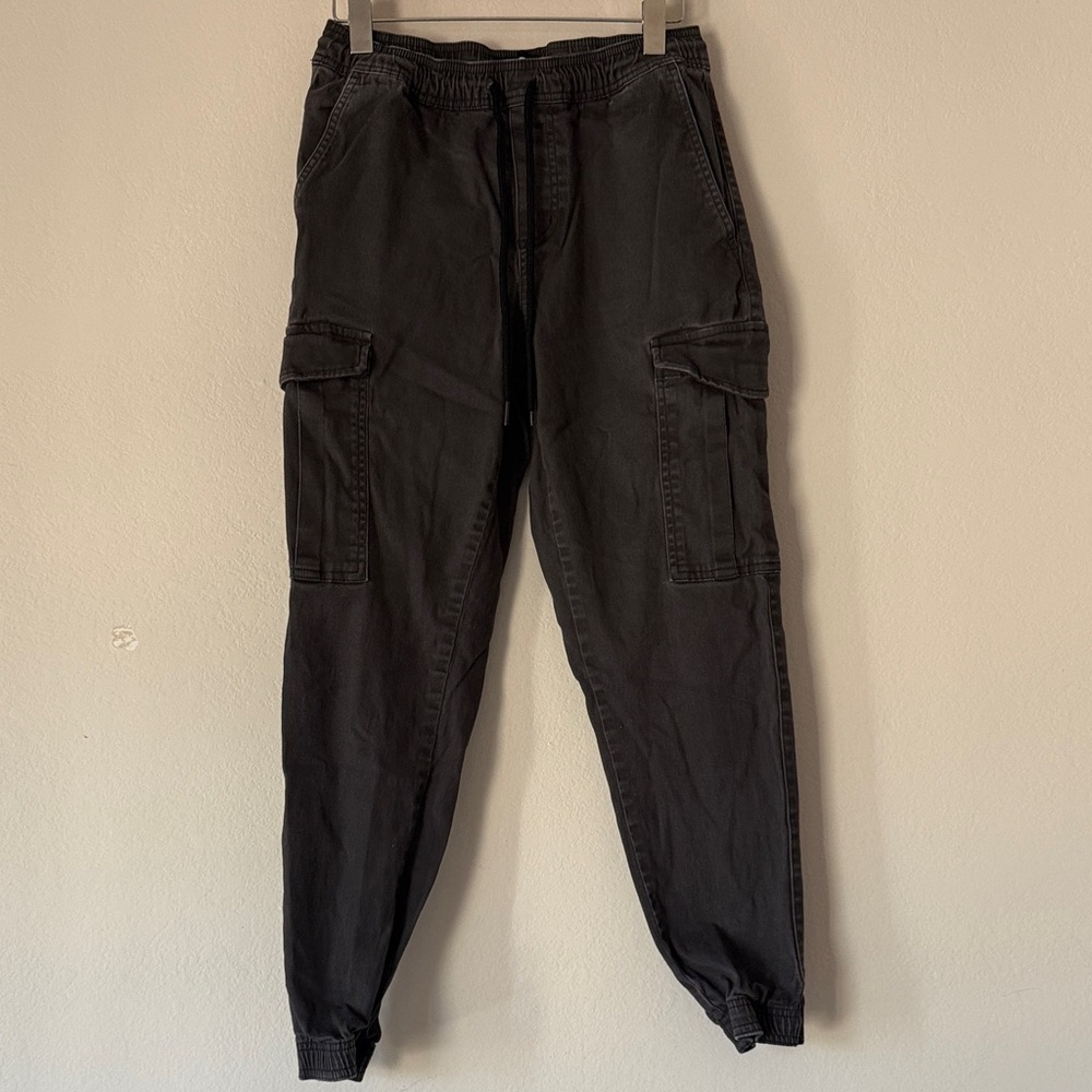 RSQ Black Cargo Joggers for Men